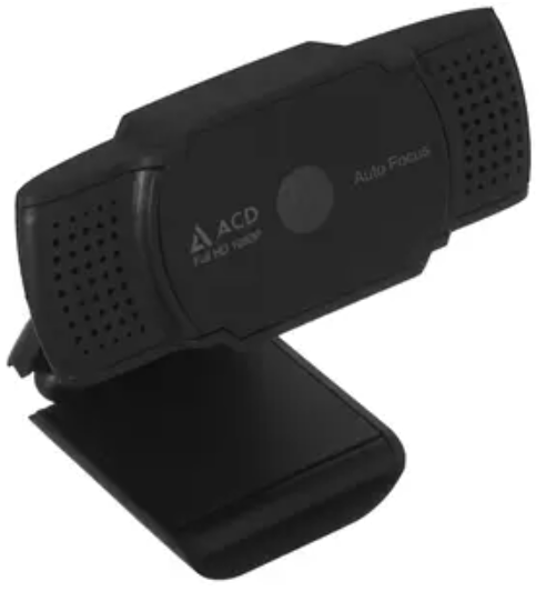 Веб-камера ACD UC600 Black Edition CMOS 5МПикс, 2592x1944p, 30к/с, автофокус, микрофон встр., кабель USB 2.0 1.5м, шторка объектива, универс. креплени