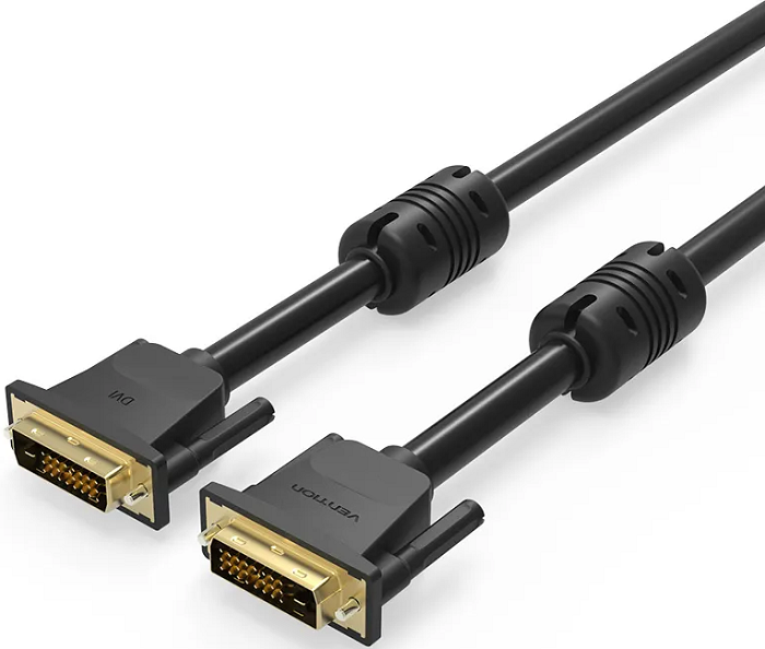 

Кабель интерфейсный Vention EAABG DVI-D Dual link 25M/25M с ферритовым фильтром - 1.5м., EAABG