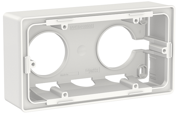 

Коробка Schneider Electric NU800418 UnicaNew, белый, 2-ая для открытой установки, NU800418