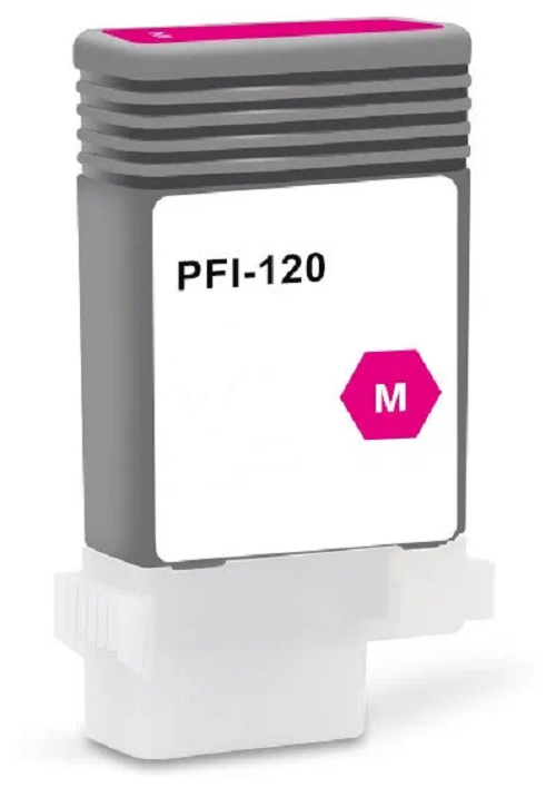 Картридж ProfiLine PL_PFI-120M_M струйный для принтеров Canon imagePROGRAF TM-200/TM-205/TM-300/TM-305 с чернилами Magenta