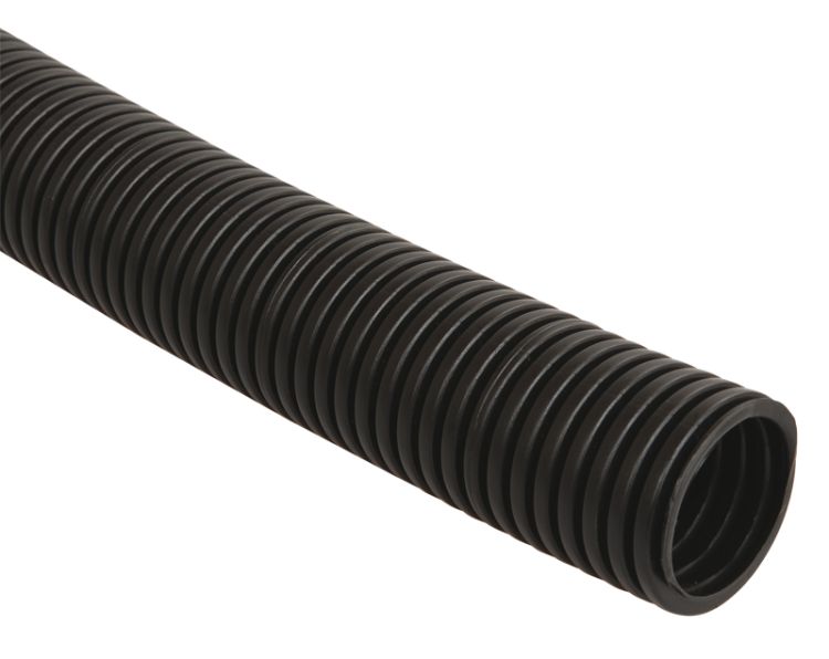 цена Труба гофрированная IEK CTG20-16-K02-100-1 ПНД 16 мм с протяжкой черная (100 м)