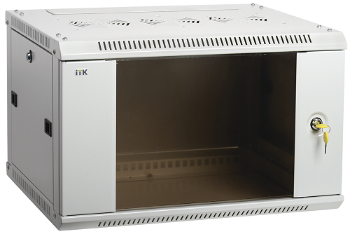 

Шкаф настенный 19", 12U ITK LWR3-12U64-GF LINEA W 600x450 мм дверь стекло, RAL7035, LWR3-12U64-GF