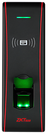 цена Считыватель ZKTeco F16 биометрический, управления доступом по отпечатку пальца со встроенным считывателем бесконтактных карт em-marine, IP65
