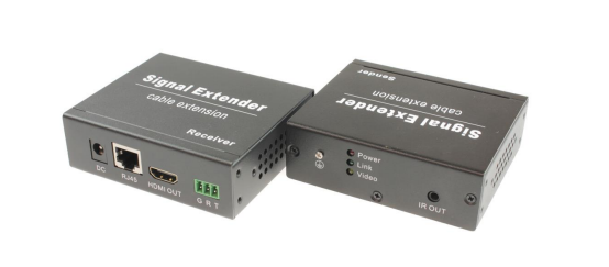 Комплект OSNOVO TA-HiDP+RA-HiDP для передачи HDMI, RS232, ИК управления и питания по кабелю витой пары (HDBaseT), до 40м (4K2K(30Гц)), до 70м(1080p),  greenconnect rs232 rs232 черный
