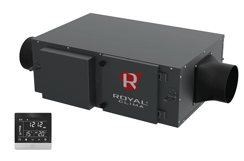 

Приточная установка Royal Clima RCV-500 + EH-3400 VENTO, 495 м³/ч, RCV-500 + EH-3400