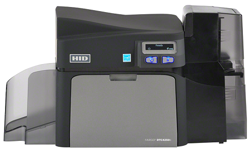 Принтер для печати пластиковых карт Fargo DTC4250e SS 52000 300 dpi, Simplex HID цена и фото