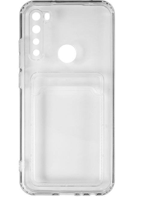

Накладка Red Line iBox Crystal УТ000027278 силиконовая, для Xiaomi Redmi Note 8/Note 8 (2021), с кардхолдером, прозрачная, iBox Crystal