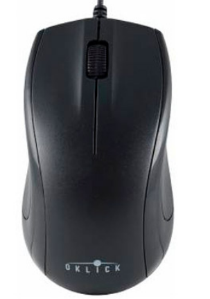 Мышь Oklick 185M 945606 черная, 1000dpi, USB, 2 кнопки,