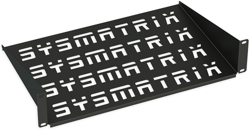 

Полка фронтальная SYSMATRIX SH 2503.900 19" глубина 250мм., цвет черный (RAL 9004), SH 2503.900