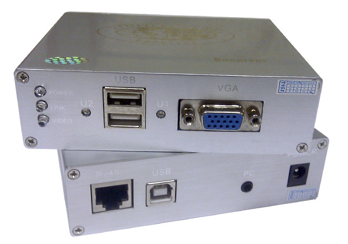 ant usb передатчик Комплект OSNOVO TA-VKM/7+RA-VKM/7 передатчик+приемник, для передачи VGA, клавиатура, мышь на расстояние до 300м. Разрешение до 1920x1440, передатчик в