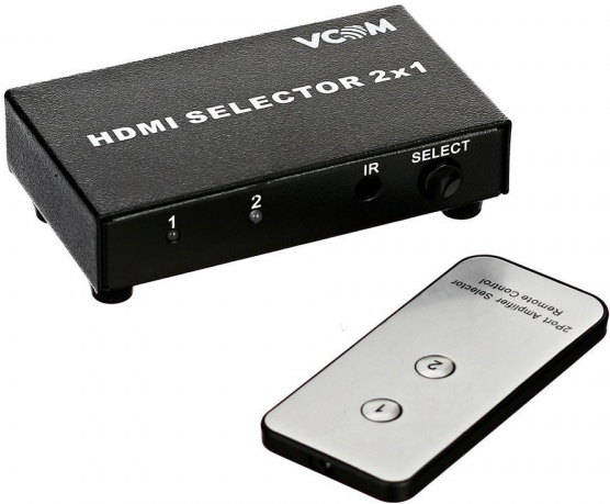 

Переключатель HDMI VCOM DD432 2=>1, 1.4V, DD432