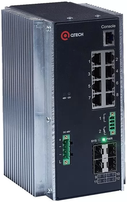 фото QTECH QSW-3310-12T-I-POE-DC