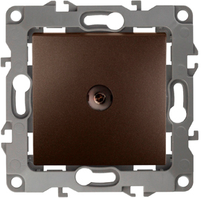 

Розетка Lanmaster LAN-EC45x45-TV-BRZ, LAN-EC45x45-TV-BRZ