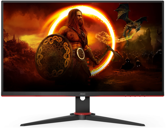 

Монитор 23,8" AOC 24G2SAE 1920x1080 165Hz VA LED 16:9 4ms VGA Freesync 2*HDMI 80M:1 178/178 350cd 3000:1 Tilt black/red, 24G2SAE