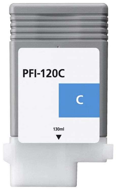 Картридж ProfiLine PL_PFI-120C_C струйный для принтеров Canon imagePROGRAF TM-200/TM-205/TM-300/TM-305 с чернилами Cyan