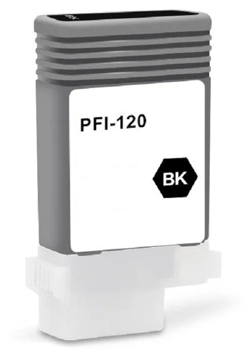 Картридж ProfiLine PL_PFI-120BK_BK струйный для принтеров Canon imagePROGRAF TM-200/TM-205/TM-300/TM-305 с чернилами Black