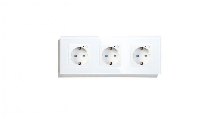 

Розетка Sibling Powerswitch-W3-W умная белая встраиваемая, Powerswitch-W3-W