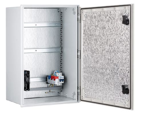 Шкаф NSGate NSP-4060H3 P406H3F0 400x600x230 комплект [1, 2, 4] с нагревателем, без оптического кросс, цвет серый