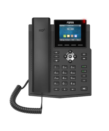 Телефон VoiceIP Fanvil X3SG 2xEthernet 10/100/1000, 4 SIP аккаунта, HD аудио, цветной дисплей 2,8”,