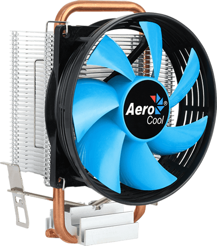 Кулер AeroCool VERKHO 1-3P Soc-FM2+/AM2+/AM3+/AM4/1150/1151/1155/ Al+Cu 100W, 27.6 dBA, 59.9 CFM, 3-