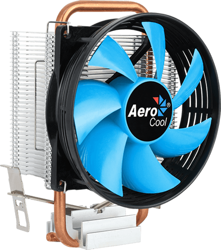 Кулер AeroCool VERKHO 1-3P Soc-FM2+/AM2+/AM3+/AM4/1150/1151/1155/ Al+Cu 100W, 27.6 dBA, 59.9 CFM, 3-pin 280gr Ret