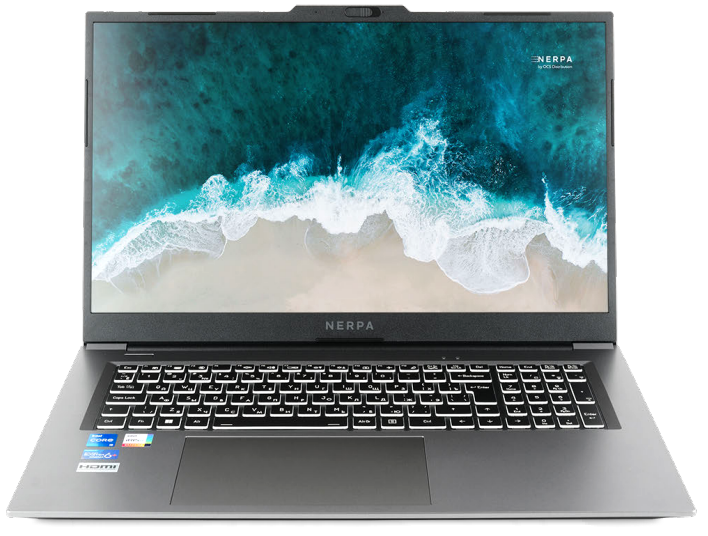 Ноутбук Nerpa Caspica I552-17 i5 1235U/16GB/256GB SSD/noDVD/17.3" FHD IPS/WiFi/BT/Win11Pro/titanium gray