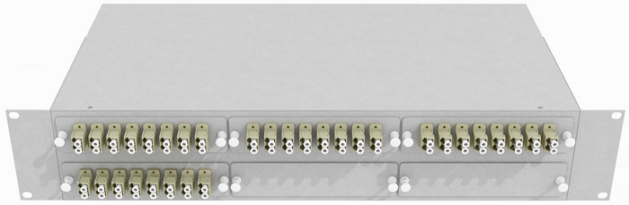 

Кросс оптический стоечный TopLAN КРС-Top-2U-64LC/U-OM2-GY 19", 64 LC/UPC адаптеров, многомодовый (50/125), 2U, серый, укомплектованный, КРС-Top-2U-64LC/U-OM2-GY