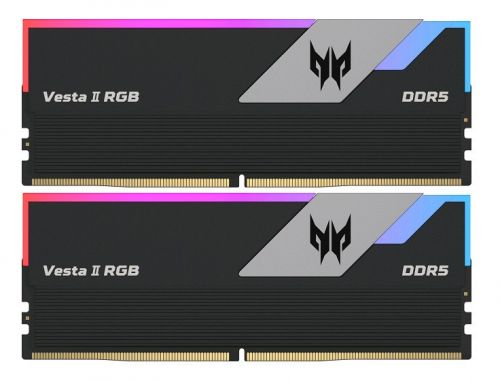 Модуль памяти DDR5 32GB (2*16GB) Acer BL.9BWWR.327 Predator Vesta II RGB PC5-48000 6000MHz CL30 1.35