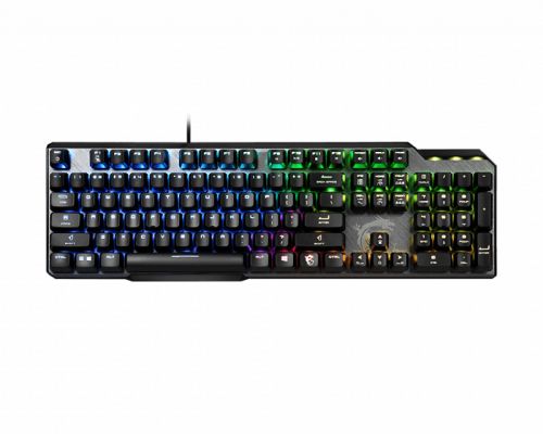 Клавиатура MSI GK50 ELITE S11-04RU226-CLA механическая черный USB Multimedia for gamer LED