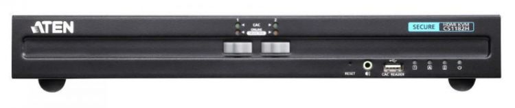 Переключатель Aten CS1182H-AT-G 2-портовый, USB, HDMI, защищенный KVM-переключатель (совместим с PSS PP v3.0)