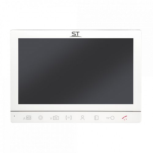 Монитор Space Technology ST-M201/7 (S/SD) БЕЛЫЙ видеодомофона, 7” TFT LCD, цветной, 1024*600, CVBS/T