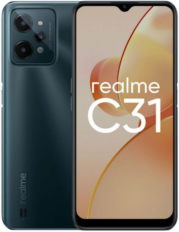 

Смартфон Realme С31 3/32GB зеленый, С31 3/32GB