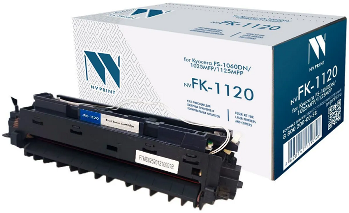 

Узел термозакрепления NVP NV-FK-1120 для Kyocera FS-1060DN/1025MFP/1125MFP (100000k), NV-FK-1120