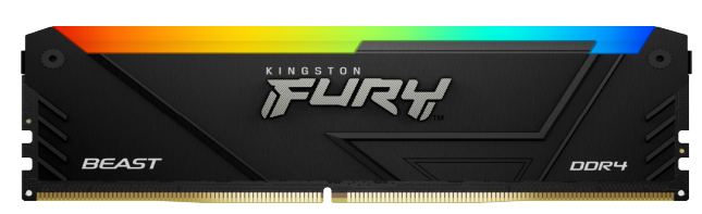 Модуль памяти DDR4 16GB Kingston FURY KF432C16BB2A/16 Beast RGB Black XMP 3200MHz CL16 1RX8 1.35V 288-pin 16Gbit