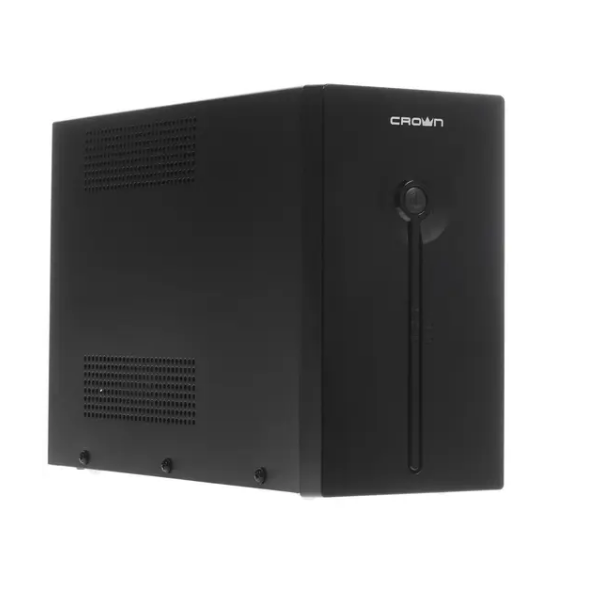 

Источник бесперебойного питания Crown CMU-SP800EURO 800VA металл, 1x12V/9AH, розетки 3*EURO+1*IEC bybass, CMU-SP800EURO