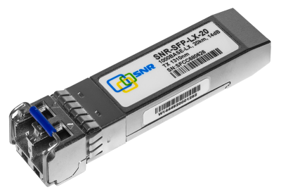 

Модуль SFP SNR SNR-SFP-LX-20 оптический двухволоконный, дальность до 20км (14dB), 1310нм, LC, SNR-SFP-LX-20