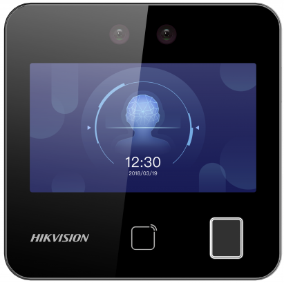 

Терминал доступа HIKVISION DS-K1T343MFX с распознаванием лиц (Mifare 1 + опечатки пальцев) 4.3" цветной сенсорный экран, DS-K1T343MFX