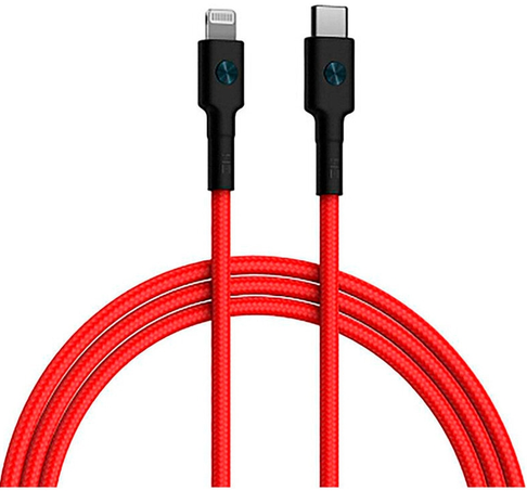 

Кабель интерфейсный ZMI AL873K Red USB Type-C/Lightning, красный, 1м, AL873K Red