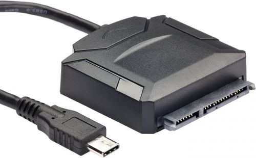 Кабель-адаптер VCOM CU819 USB Type-C-SATA III 2.5