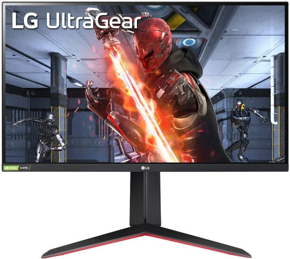 Монитор 27" LG 27GN650 1920x1080, 144Гц, IPS, 1 мс, 1000:1, 350 Кд/м2, 178°/178°, HDMI*2, DP, FreeSync Premium, G-SYNC