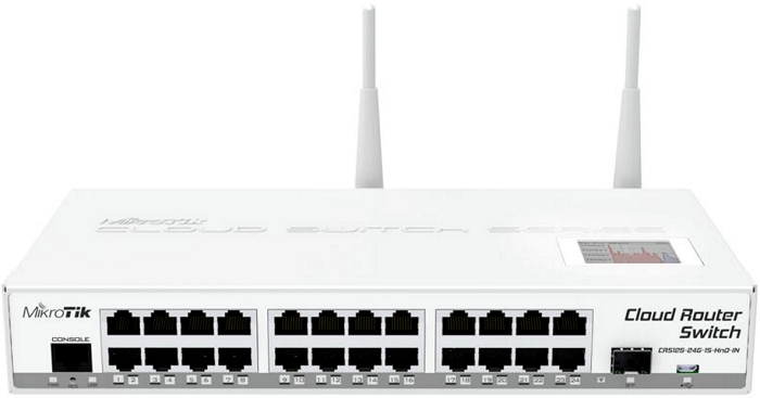 

Коммутатор Mikrotik CRS125-24G-1S-2HnD-IN Cloud Router Switch электронное устройство, CRS125-24G-1S-2HnD-IN