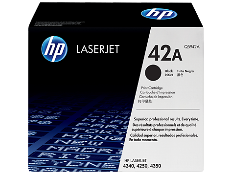 

Картридж HP 42A Q5942A для принтера LaserJet 4250/4350 (10000 стандартных страниц согласно ISO/IEC ), 42A