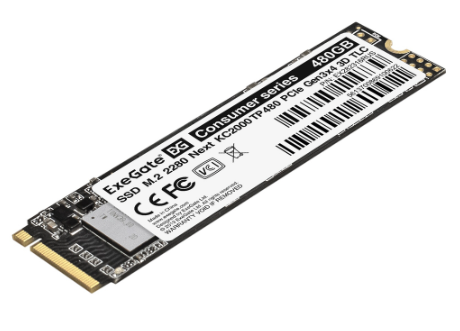 

Накопитель SSD M.2 2280 Exegate EX282316RUS Next KC2000TP480 480GB PCI-Express Gen3 x4 TLC 3D NAND 1500/1100MB/s MTBF 2M, EX282316RUS