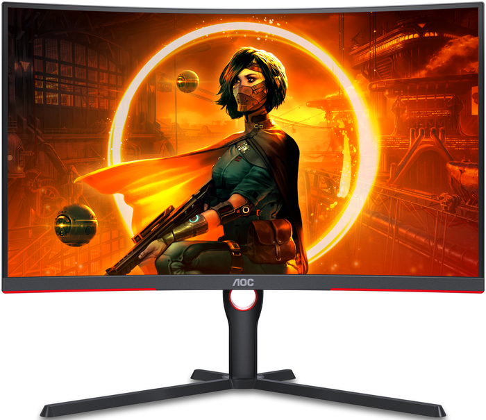 

Монитор 31,5" AOC CQ32G3SU VA, изогнутый, 2560x1440, 165Hz, 1 ms, 178°/178°, 300 cd/m, 80M:1, +2xHDMI 2.0, +DisplayPort 1.4, +MM, +4USB 3.2, FreeSync, CQ32G3SU