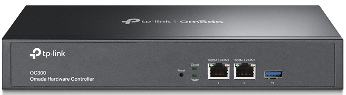 Контроллер TP-LINK OC300 аппаратный Omada, централизованное управление EAP Omada, 2хEthernet 10/100/1000 Мбит/с, USB 3.0, до 500 Точками доступа/Комму