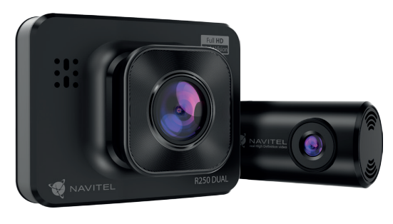 Видеорегистратор Navitel R250 DUAL DVR 1080x1920/140°, 720х1280/100°, TFT 2