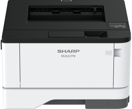 Принтер лазерный черно-белый Sharp MXB427PWEU A4-40 стр/мин, сетевой кассета на 234 листа + , дуплекс, стартовый тонер-картридж (на 3 000 отпечатков),