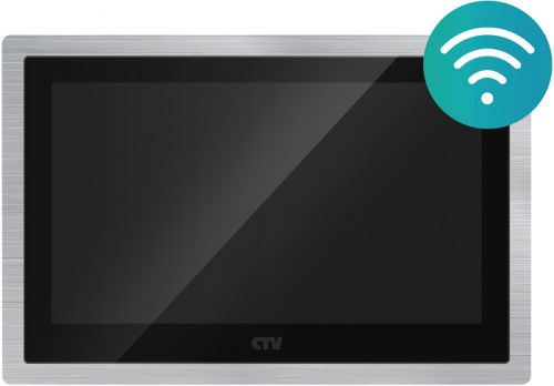 Видеодомофон CTV CTV-M5102AHD (черный) с технологией Touch Screen для управления работой и параметрами монитора