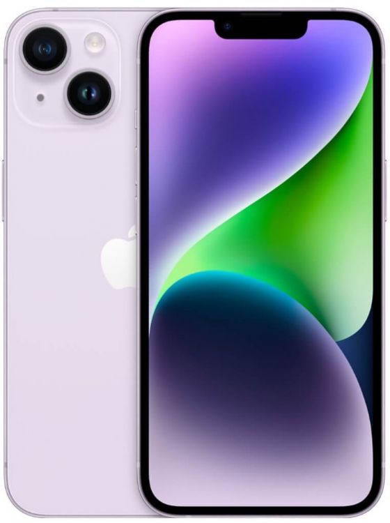 Смартфон Apple iPhone 14 Plus 256GB MQ3E3ZA/A purple, with 2 Sim trays, no eSim