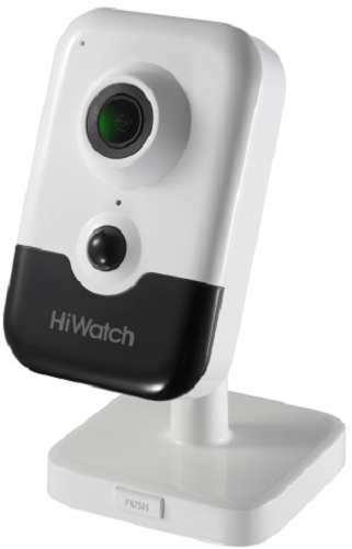 Видеокамера IP HiWatch DS-I214(B) 2Мп, 1/2.7 CMOS, 4мм, 1920*1080/25 кадр/с, WDR, H.265+/H.264+/H.265/H.264 DC12В /PoE цена и фото